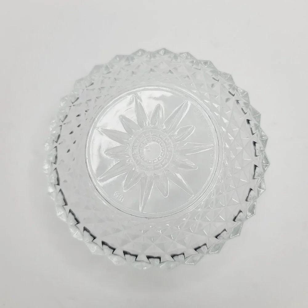 Vintage Arcoroc France Clear Crystal Glass 4